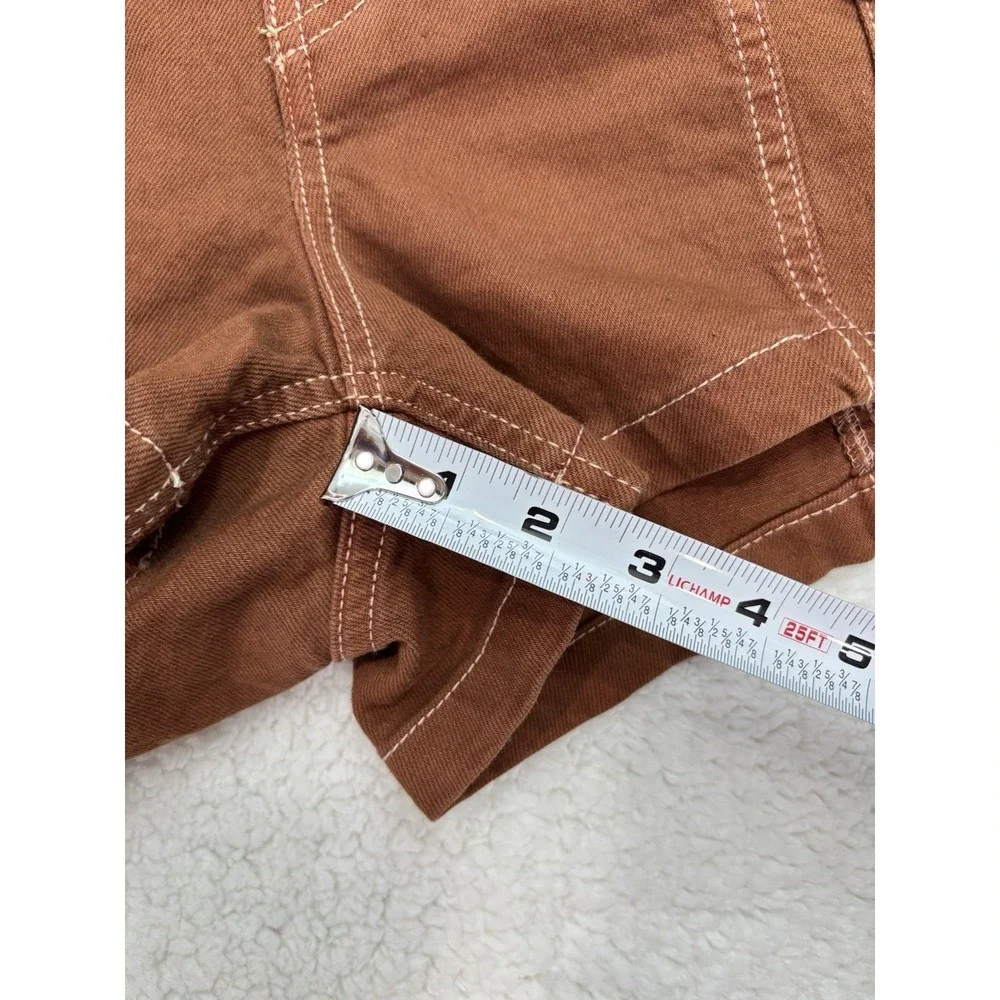 Wild Fable Mid Rise Utility Cargo Shorts Brown Low Stretch Women's Large NWT - Picture 9 of 9